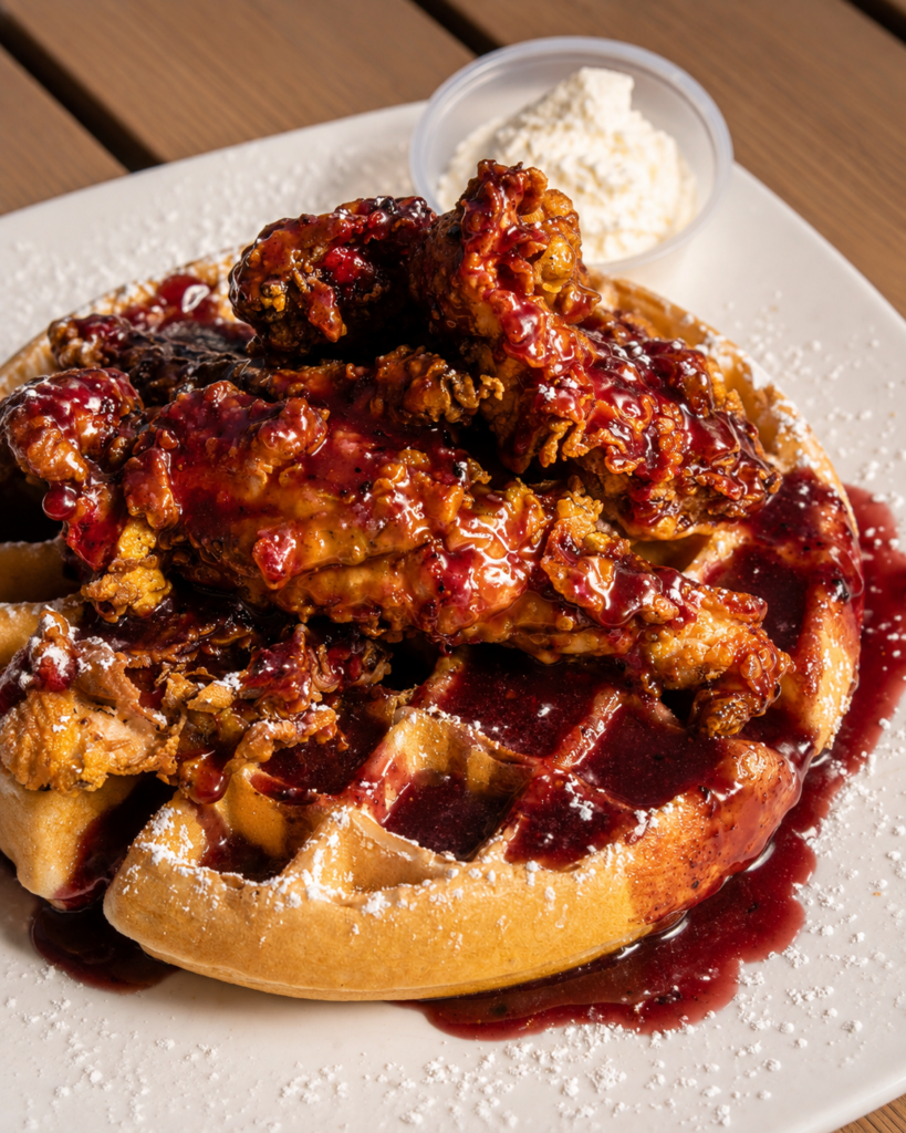 PBJ Chicken 'n' Waffles