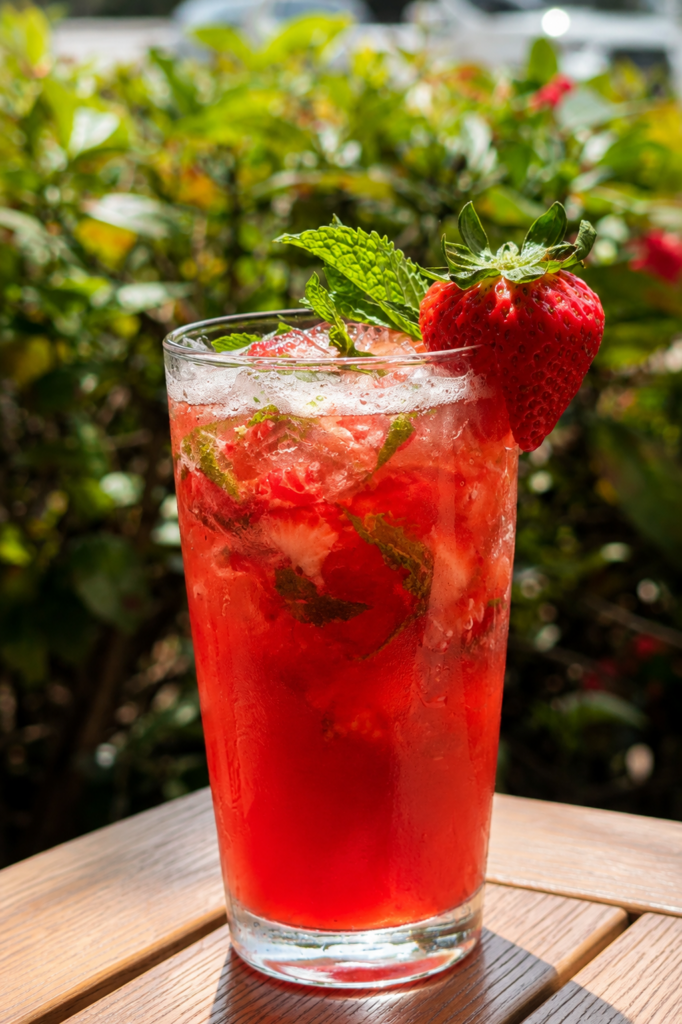 Summertime Strawberry Mint Lemonade